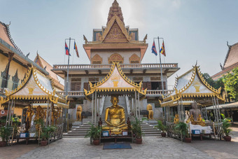 寺庙金边在金边柬埔寨