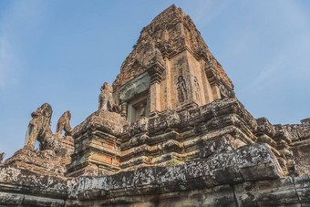 古老的吴哥什么废墟全景siem收获柬埔寨
