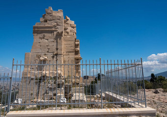 纪念碑菲洛帕波斯峰会菲洛帕普山