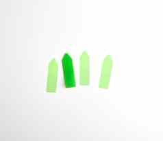 塑料绿色Velcro是一个粘扣带或魔术贴品牌的商标。Velcro?是Velcro BVBA的注册商标书签纸白色背景