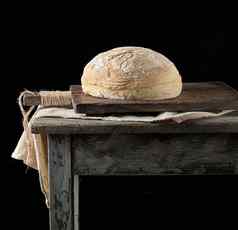 烤轮白色小麦面包纺织毛巾木选项卡