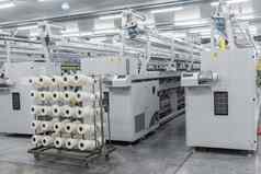生产线程纺织工厂