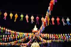 灯笼泰国中国人幸福节日