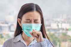 人感觉生病的空气污染环境