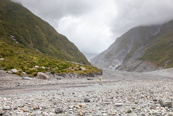 <strong>河床</strong>弗朗兹约瑟夫冰川新西兰