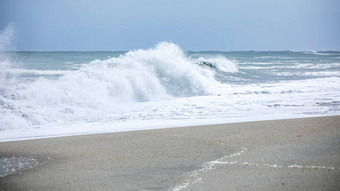 狂<strong>风</strong>暴雨的<strong>海洋风</strong>景<strong>背景</strong>