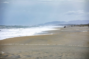 狂<strong>风</strong>暴雨的<strong>海洋风</strong>景<strong>背景</strong>