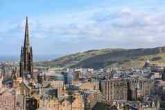 爱丁堡资本城市苏格兰伟大的英国