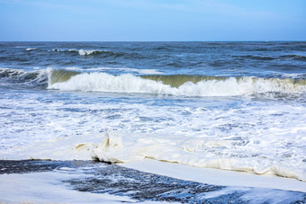 狂<strong>风</strong>暴雨的<strong>海洋风</strong>景背景