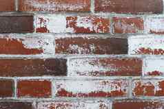 砖墙纹理饱经风霜的砖墙全景