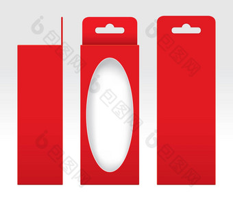 <strong>挂红</strong>色的盒子窗口减少包装模板空白空盒子<strong>红</strong>色的纸板礼物盒子<strong>红</strong>色的卡夫包纸箱溢价<strong>红</strong>色的盒子空