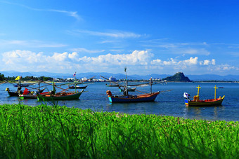 风景巴蜀府基里汗海滩巴蜀府湾