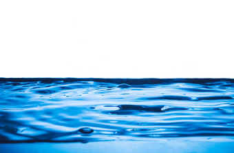 蓝色的波水表面背景