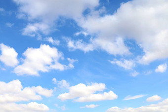 天空天空毛茸茸的云天空蓝色的云背景Cloudscape天空清晰的