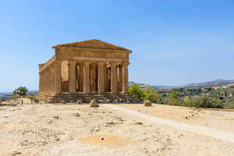 寺庙肯考迪娅谷寺庙agrigento