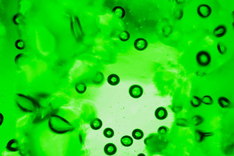 摘要水泡沫绿色背景