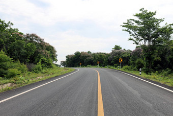 路街大道巷道农村路曲线交通迹象左泰国