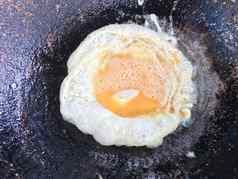 煎蛋卷锅热炸鸡蛋蛋白质鸡蛋蛋菜蛋营养