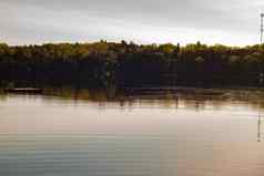 春天照片吉尔摩安大略湖scence利默里克县受欢迎的旅游目的地北部安大略
