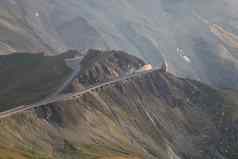 高山谷高山道路日落