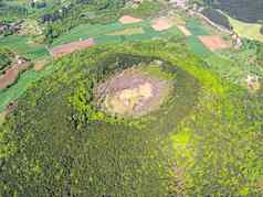 圣诞老人margarida火山已经灭绝的火山科马卡加泰罗尼亚加泰罗尼亚西班牙