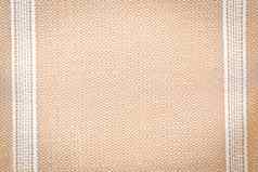 棕色（的）花边织物丝绸背景纹理