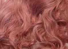 头发粉红色的红色的纹理背景