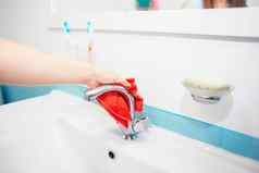 洗水槽水龙头浴室消毒首页大扫除清洁水槽破布