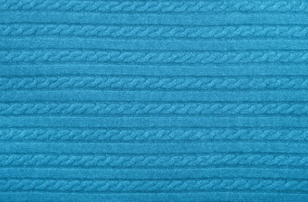 背景纹理蓝色的针织羊毛织物