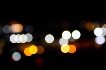 光晚上城市散景摘要背景闪闪发光的星星散景橙色散景<strong>底图</strong>片黑色的背景图像