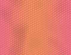 粉红色的橙色梯度蛇皮肤模式轮规模