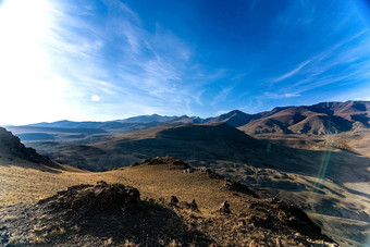 阿尔泰山景观自然阿尔泰山峡谷山