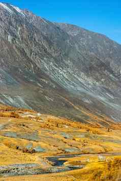 阿尔泰山景观自然阿尔泰山峡谷山