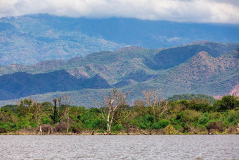 湖<strong>我的</strong>名字是景观埃塞俄比亚非洲