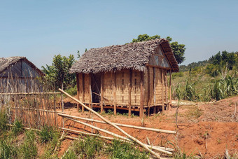 非洲马达加斯加语小屋北马达加斯加