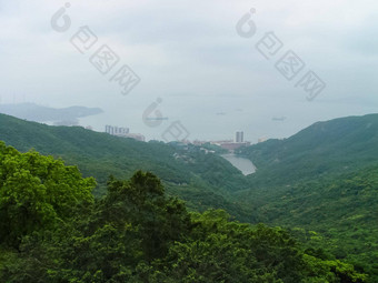 视图港口城市在香港香港山城市在香港香港