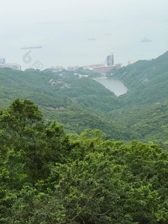 视图港口城市在香港香港山城市在香港香港