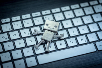 象征聊天机器人社会机器人玩具机器人说谎电脑键盘