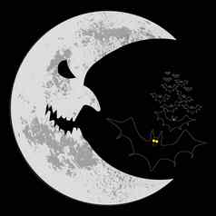 可怕的月亮蝙蝠