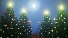 节日圣诞节树装饰狂欢节