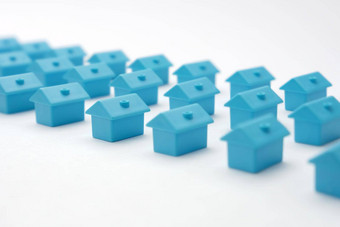 真正的房地产小屋村首页老板协会行玩具房子微型蓝色的房子安排行微型玩具建筑小房子微型房屋财产市场