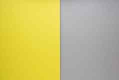 纸柔和的重叠时尚的黄色的灰色颜色背景横幅演讲模板颜色概念有创意的现代背景设计时尚的颜色