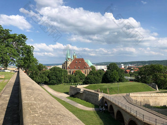 视图彼得斯贝格城堡堡垒