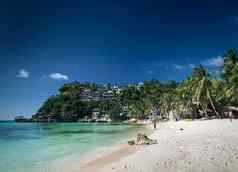 2015: 2015度假胜地海滩视图热带天堂长滩岛岛菲律宾