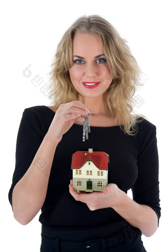 业务女人广告真正的房地产