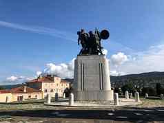 纪念碑阵亡将士的里雅斯特意大利