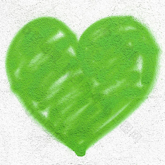 绿色心墙