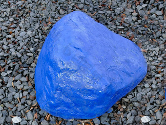 蓝色的石头花园毅力