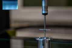断续器协调测量机联系探针测量铝部分玻璃表格表面高精度制造业生产控制