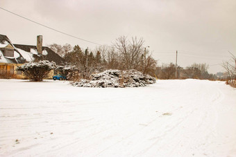 冬天超现实主义景观摄影伦敦加拿大
